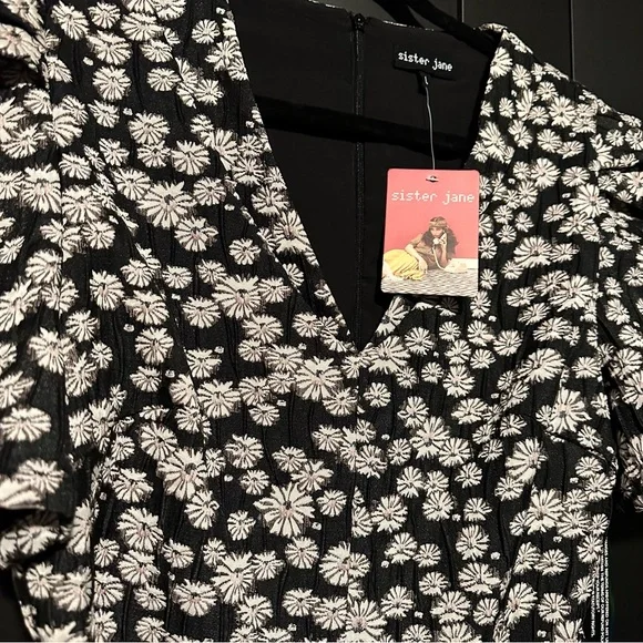 NWT Sister Jane Lavender Twist Mini Dress - Picture 8 of 10